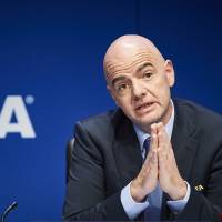 Gianni Infantino, the FIFA president, is seen in a file photo. | AFP-JIJI