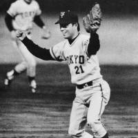Former Yomiuri Giants pitcher Hajime Kato, seen in a 1976 file photo, was a six-time All-Star. | KYODO