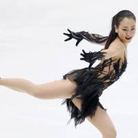 Mao Asada is in eighth place after the women\'s short program. | KYODO