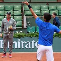Boris Becker, who coached former world No. 1 Novak Djokovic for three years, says the star needs to put in more time on the practice court. | AFP-JIJI