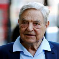 George Soros arrives to speak at the Open Russia Club in London on June 20, 2016. 'Would-be-dictator' Trump will fail: Soros