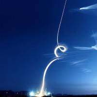 THAAD missiles can maneuver in the air, as shown in this U.S. Army photo of a 1999 launch. | REUTERS
