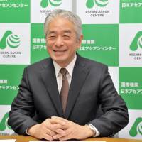 ASEAN-Japan Centre Secretary-General Masataka Fujita at his offices in Tokyo in December | ASEAN-JAPAN CENTRE