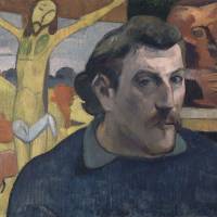Paul Gauguin\'s \"Portrait of the Artist with \'The Yellow Christ\' \"(1890-1891) | &#169; RMN-GRAND PALAIS (MUSÉE D\'ORSAY) / RENÉ-GABRIEL OJÉDA / DISTRIBUTED BY AMF