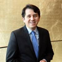 Lee Howell, a managing board member of World Economic Forum, speaks with The Japan Times in Tokyo in December. | SATOKO KAWASAKI