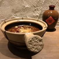 Fire in the belly: A Sichuan-style seafood hot pot goes down well with traditional shaoxingjiu rice wine. Matsushima: Riffing on the theme of Chinese cuisine