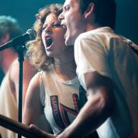 Punk today: Anton Yelchin (right) and Alia Shawkat perform in \"Green Room.\" | &#169; 2015 GREEN ROOM PRODUCTIONS, LLC. ALL RIGHTS RESERVED