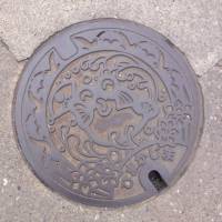 The image of a fugu appears all over Himakajima, even its manhole covers. Himakajima: A seafood paradise known for octopus doubles down on a wave of tourism