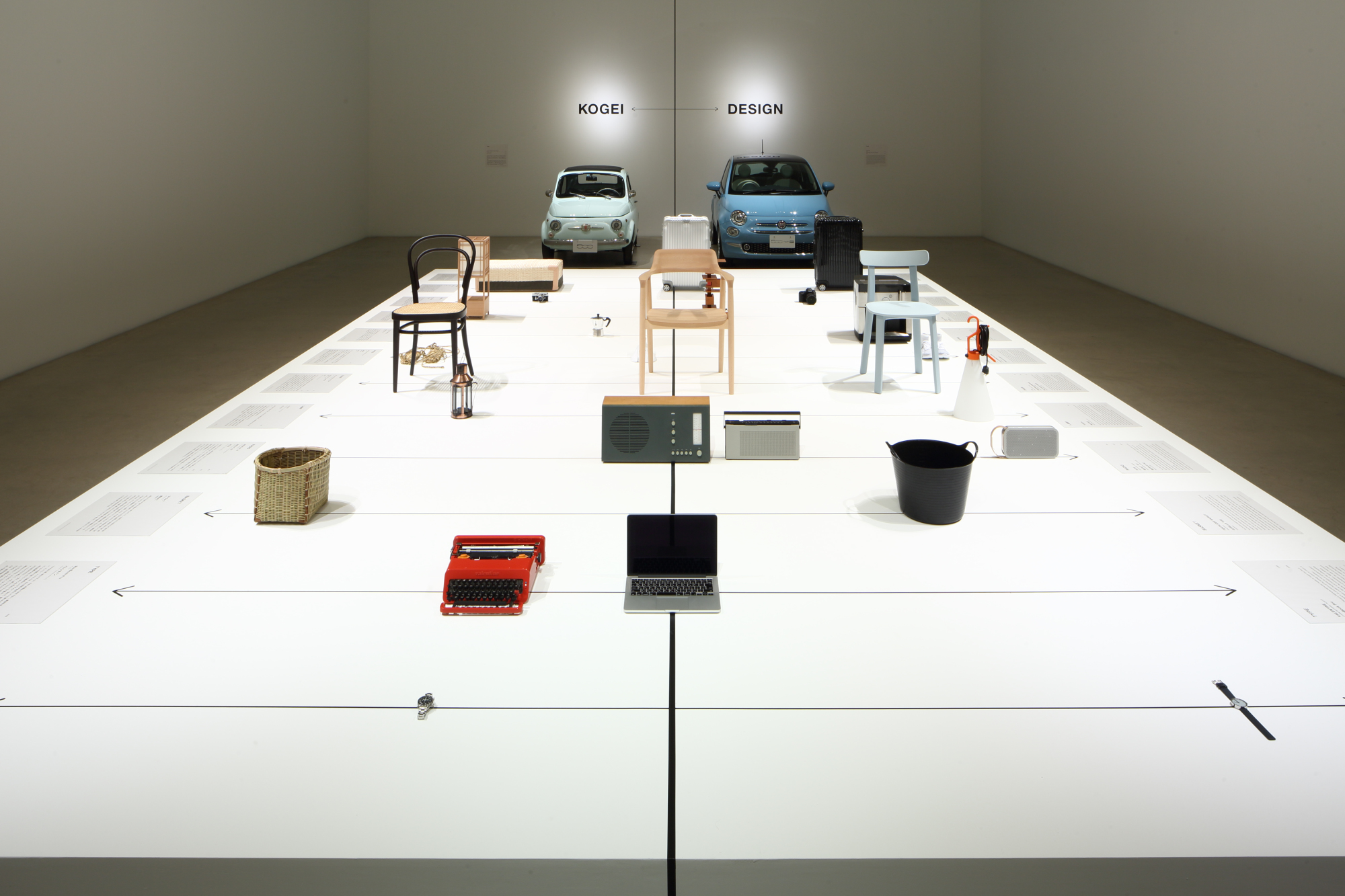 installation view of 'The Boundary between Kogei and Design' at the 21st Century Museum of Contemporary Art, Kanazawa | KIOKU KEIZOU, COURTESY OF 21ST CENTURY MUSEUM OF CONTEMPORARY ART, KANAZAWA