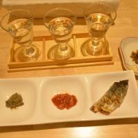 A sake tasting set | J.J. O\'DONOGHUE