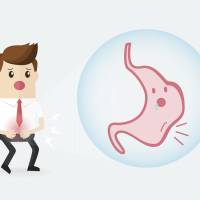 腹 (hara) can mean \"abdomen,\" \"belly\" or \"stomach.\" Its sysnonym is おなか (onaka). | ISTOCK