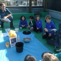 Jon Walsh teaches about recycling household gray water. | COURTESY OF JON WALSH