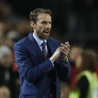 England manager Gareth Southgate guides the national team against Lithuania on Sunday. Southgate era commences with encouraging signs