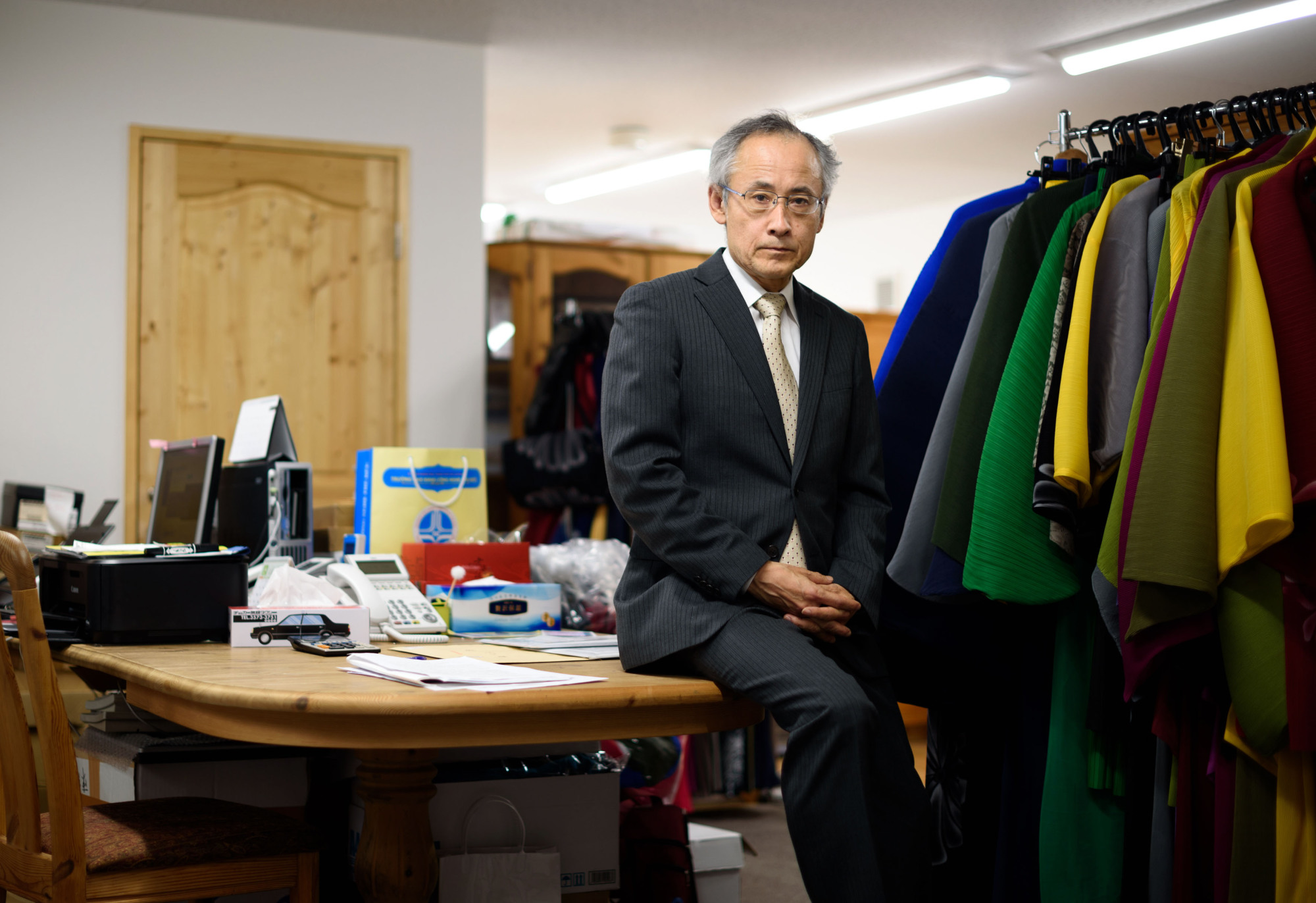 Beji Sasaki, chairman of Freesia Macross Co., says his bidding war with the &#36;13 billion computer giant Fujitsu Ltd. is just the start of his plan to use takeovers to change Japan's corporate landscape. | BLOOMBERG