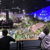 A miniature landscape is seen at Mini World in Lyon, France, in March. Small World Inc. plans to use the French attraction for inspiration in building an amusement park in Tokyo. Naha firm to open miniature model theme park in Okinawa featuring tourist sites around the world
