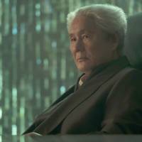 Online boss: \"Beat\" Takeshi Kitano plays Aramaki in \"Ghost in the Shell.\" | ©2017 Paramount Pictures. All Rights Reserved.