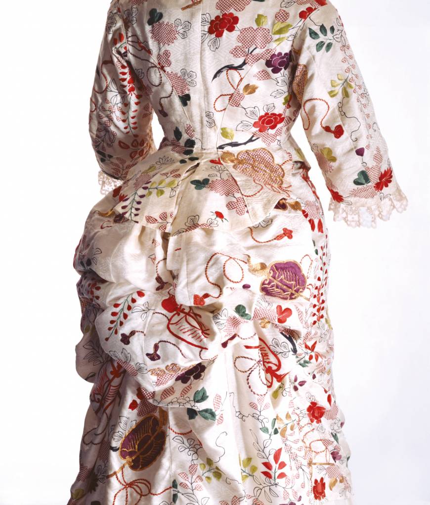 The Elegant Other: Cross-cultural Encounters in Fashion and Art 'Turner' dress (1870s) | COLLECTION OF THE KYOTO COSTUME INSTITUTE (KCI) / PHOTO BY RICHARD HAUGHTON