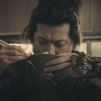 Macho man: A samurai played by Tetsuji Tamayama shows up whenever a culinary situation starts to go south in \"Samurai Gourmet.\" | © MASAYUKI QUSUMI, SHIGERU TSUCHIYAMA, GENTOSHA