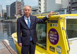 Tokyo Water Taxi COO Hajime Tabata.
