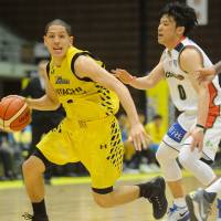 Sunrockers guard Leo Vendrame,  a native of Fukuoka Prefecture, has made big strides in his second season with the team. | B. LEAGUE