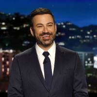 Host Jimmy Kimmel appears during an April 11 taping of “Jimmy Kimmel Live” in Los Angeles. Kimmel says his newborn son is home and doing great after open-heart surgery. A tearful Kimmel turned his show’s monologue Monday into an emotional recounting of the crisis with what Kimmel called a “happy ending.” Comedian Kimmel makes tearful plea for child health care, recounts newborn's brush with death