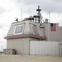 The deckhouse of an Aegis Ashore Missile Defense System is seen at Deveselu air base in Romania in May 2016. | INQUAM PHOTOS / VIA REUTERS