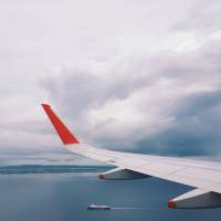 Wing and a prayer: Aboard the flight from Tokyo to Naha. | ANDREW CURRY