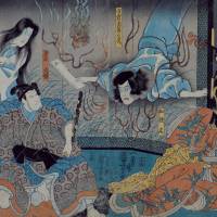 Utagawa Kuniyoshi\'s \"Higashiyama Sakura Soshi: Orikoshi Residence\" | NATIONAL MUSEUM OF JAPANESE HISTORY