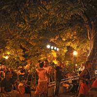 Dancing in the street: A night scene in the center of Santiago de Cuba. tyler rothmar | TYLER ROTHMAR