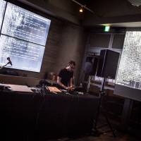 Data with a beat: Renick Bell live-codes a set using algorithms at Fab Cafe in Tokyo. Renick Bell discovers the art inside the algorithms