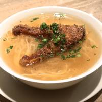 Noodles with fried carp | ROBBIE SWINNERTON
