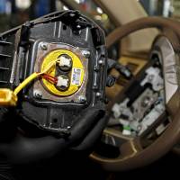 A recalled Takata airbag inflator is shown in Miami in  2015. | REUTERS