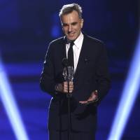 Daniel Day-Lewis accepts the award for best actor for \"Lincoln\" at the 18th Annual Critics\' Choice Movie Awards at the Barker Hangar on Jan. 10, 2013, in Santa Monica, California. Day-Lewis\'s representative, Leslee Dart, said in a statement Tuesday that the 60-year-old performer \"will no longer be working as an actor.\" She added that Day-Lewis is \"immensely grateful to all of his collaborators and audiences over the many years.\" | MATT SAYLES / INVISION / VIA AP