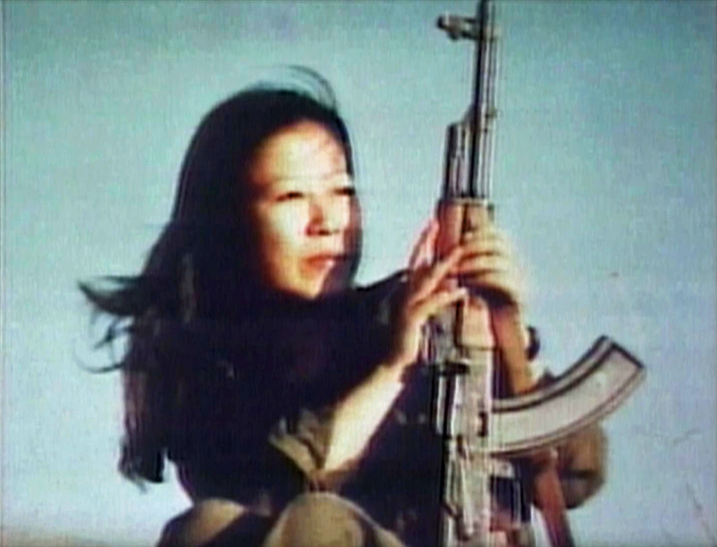 Japanese Red Army founder Fusako Shigenobu, shown here in the documentary 'Children of the Revolution,' spent nearly 30 years in hiding before being arrested in 2000. | &#169; TRANSMISSION FILMS 2011