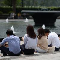 Nearly half of newly employed workers said they would go home when their own work was finished, even if their superiors were working overtime, according to a survey conducted jointly by Japan Productivity Center and Junior Executive Council of Japan. New employees ready to challenge Japan's 'work-first' culture, study shows