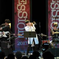 Smooth session: May Inoue Stereo Champ performs during a recording session at NHK Fureai Hall in Tokyo on June 13. A new generation of jazz comes to the fore at Tokyo Lab