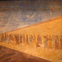 Lost and found: The long-hidden Exodus fresco at Jiyugakuen Myonichikan. | KIT NAGAMURA