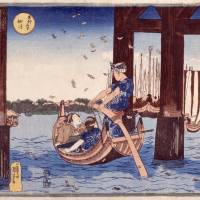 Utagawa Kuniyoshi\'s \"Famous Places in the Eastern Capital: Tsukudajima\" | © TARO IZUMI, COURTESY OF GALERIE GP