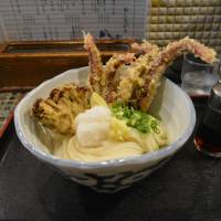 Hefty: Takeuchi Udon Ten\'s udon with geso squid tentacles tempura. | J.J. O\'DONOGHUE