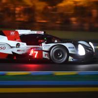 Kamui Kobayashi had the fastest lap in qualifying for the upcoming 24 Hours of Le Mans. | AFP-JIJI