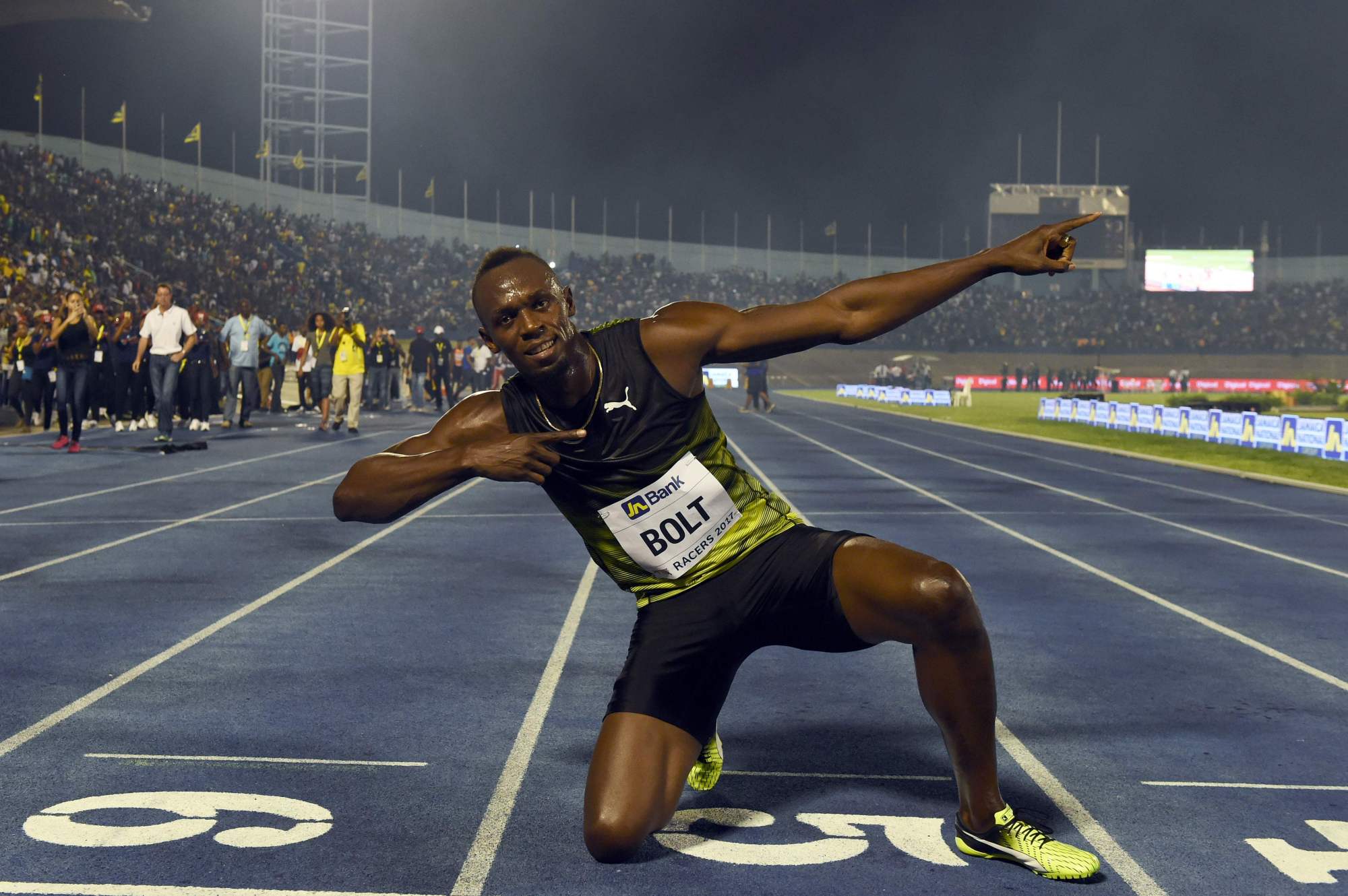 Usain Bolt the world's greatest sprinter