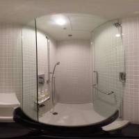 One of the shower rooms at nine hours woman Kanda. | KAZUHIRO KOBAYASHI