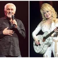 In this combination photo, Kenny Rogers performs in 2013 in Lancaster, Pennsylvania. and Dolly Parton performs in Philadelphia in 2016. The pair, who spawned hit duets like \"Islands in the Stream\" and \"Real Love,\" announced they will be making their final performance together this year. Rogers, who is retiring from touring, announced on Tuesday that his final performance with Parton will be part of an all-star farewell show to be held at Nashville\'s Bridgestone Arena on Oct. 25. | PHOTOS BY OWEN SWEENEY / INVISION / VIS AP, FILE