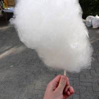 Cotton candy sold at a stall during a cultural festival at Kansai University. British study suggests sugar not so sweet for long-term mental health