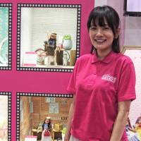 Licca Group Product Development Manager Ayumi Konishita poses for a photograph at the International Tokyo Toy Show in June. | MANAMI OKAZAKI