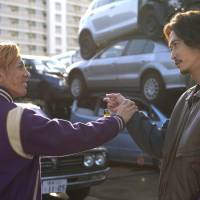 Cool cats: Kenji Furuya (left) and Yosuke Kubozuka take on all manner of foes in the gritty and authentic scrapper “Alley Cat.” 'Alley Cat': Hideo Sakaki delivers a fresh take on the buddy movie