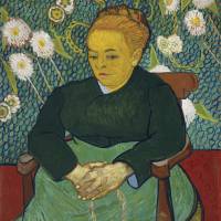 Vincent Van Gogh\'s \"Lullaby: Madame Augustine Roulin Rocking a Cradle (La Berceuse)\" (1889) | BEQUEST OF JOHN T. SPAULDING, 48.548, PHOTOGRAPH &#169; 2017 MUSEUM OF FINE ARTS, BOSTON