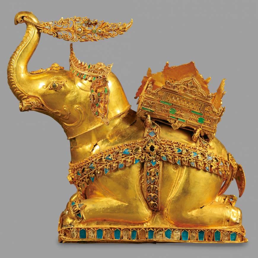 Special Exhibition: Celebrating 130 Years of Amity between Japan and Thailand — Thailand — Brilliant Land of the Buddha 'Miniature Elephant,' Ayutthaya (early15th century) | CHAO SAM PHRAYA NATIONAL MUSEUM