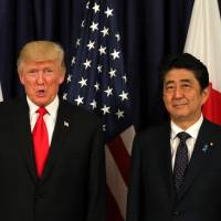 Prime Minister Shinzo Abe could use U.S. President Donald Trump’s focus on “America First” as a historic opportunity to pursue a proactive Asian foreign policy. It's time to protect the liberal international order