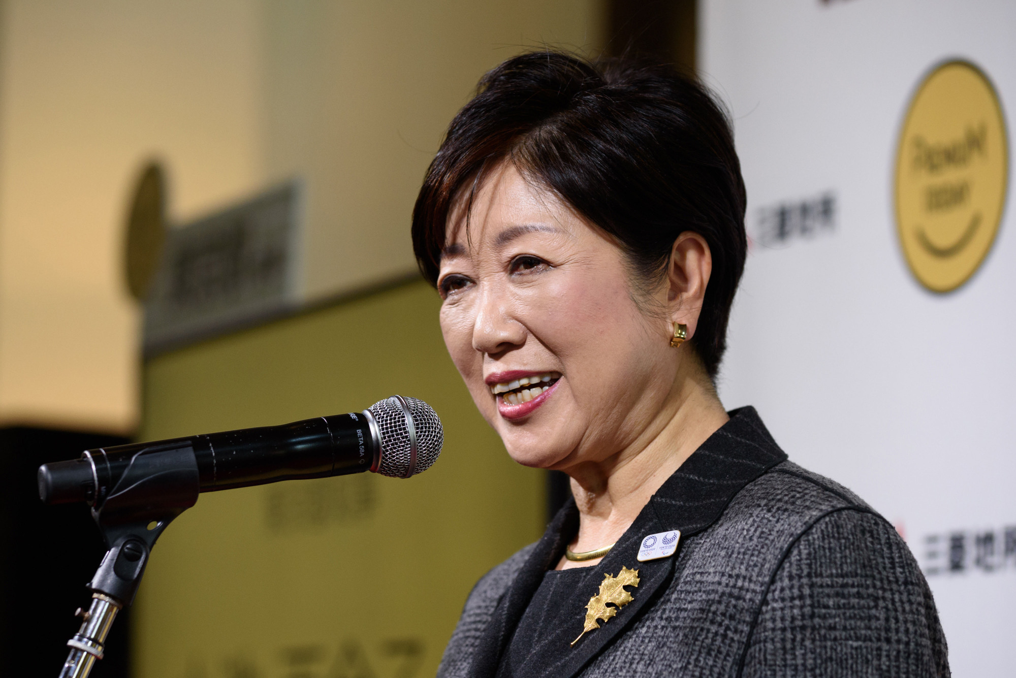 Tokyo Gov. Yuriko Koike's party Tomin First no Kai (Tokyoites First) played on the people's wish to see some change from the status quo that acts as a political straightjacket for too many critical issues, from security to privacy to the runaway costs of the 2020 Olympics. | BLOOMBERG